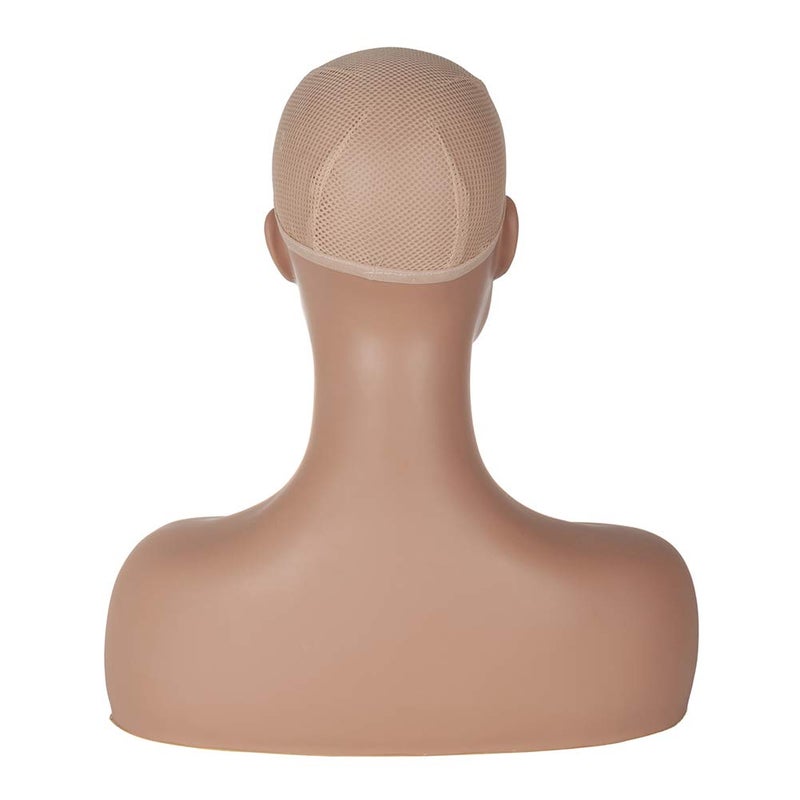 JINGFA Realistic Female Mannequin Head with Shoulder Display Manikin Head Bust for Wigs,Makeup,Beauty Accessories Displaying - Image 4
